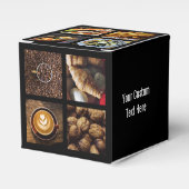 Foodie aangepaste gunst doos bedankdoosjes (Voorkant Zijde)