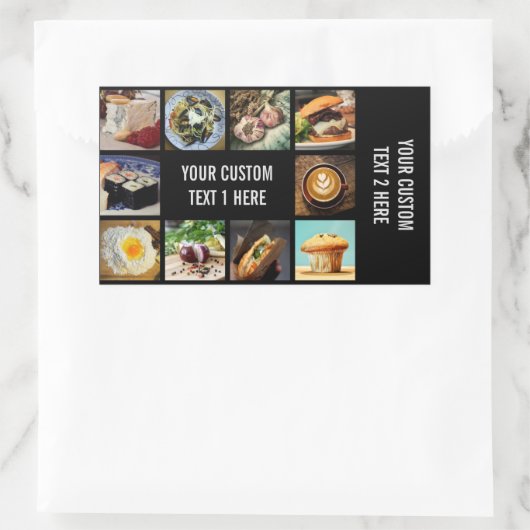 Foodie aangepaste stickers (Tas)