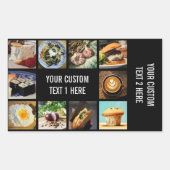 Foodie aangepaste stickers (Voorkant)