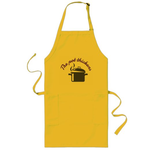 Foodie Apron door Sommer Hamilton Lang Schort (Voorkant)