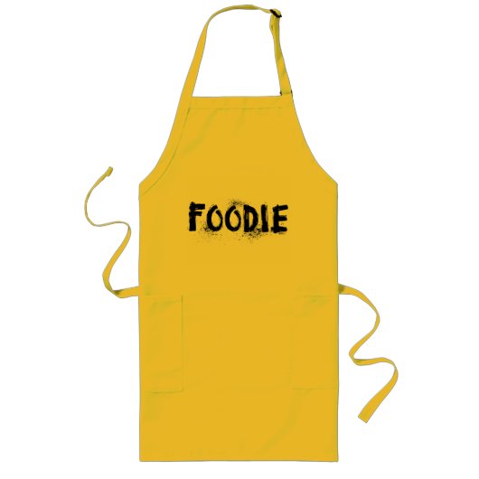 Foodie Apron Lang Schort (Voorkant)