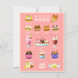 Foodie beren briefkaart