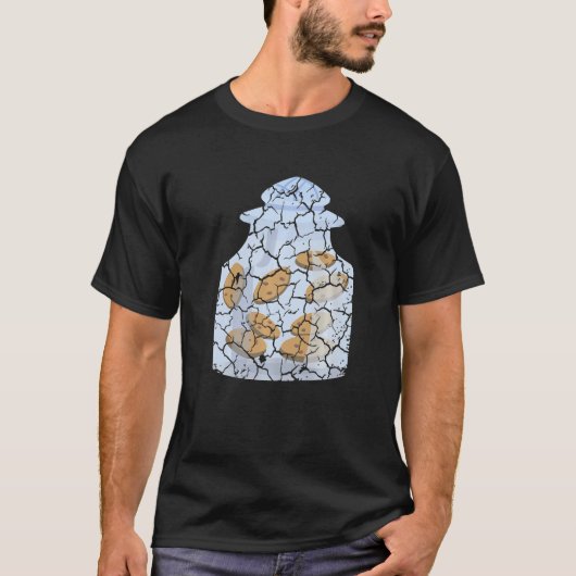 Foodie Cookie Jar Disted T-shirt (Voorkant)