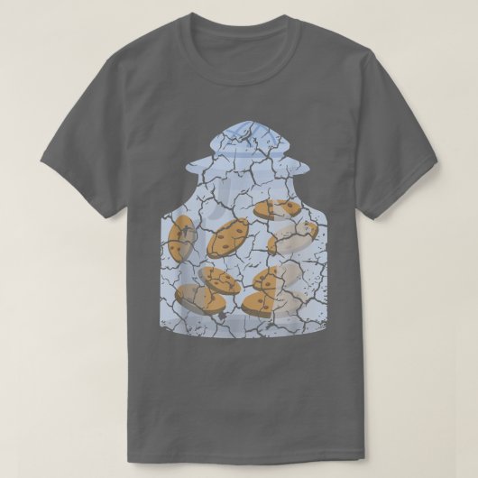 Foodie Cookie Jar Disted T-shirt (Design voorkant)