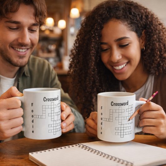 Foodie Crossword Puzzle | Interactive Brain Teaser Koffiemok