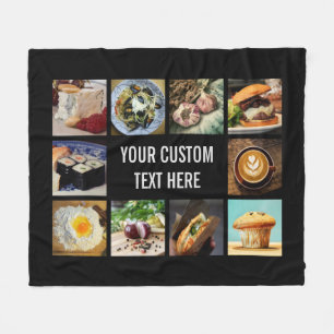 Foodie Custom fleece deken