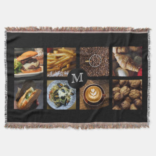 Foodie Custom Monogram goot deken 1