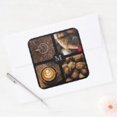 Foodie custom monogram stickers 3 (Envelop)