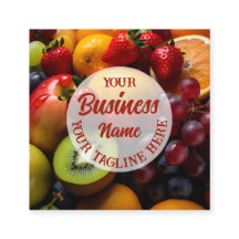 Foodie Fresh Fruits Visitekaartje