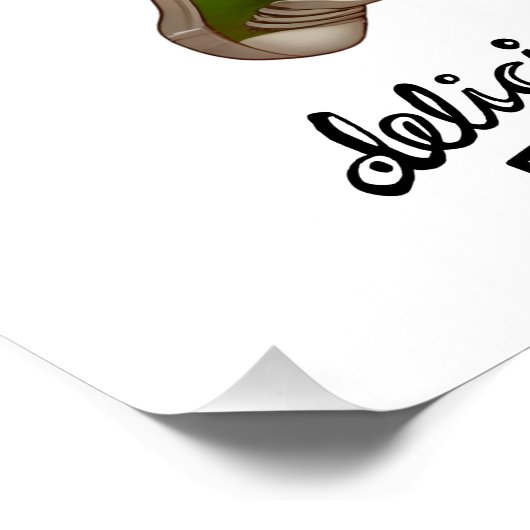 Foodie Gift | Funny Burger Shirt | Shirt van hambu Perfect Poster (Hoek)