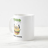 Foodie - Grappig eten voor Dudes Koffiemok (Voorkant links)