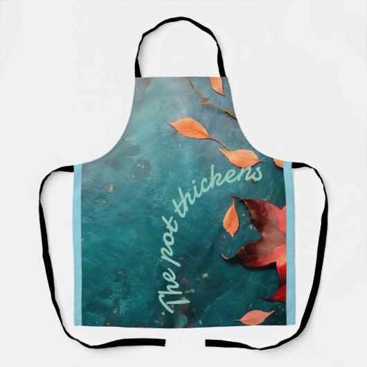 Foodie kitchen Apron by Sommer Hamilton Schort (Voorkant)