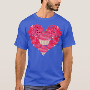 Foodie Love Dessert Baking Frosting Cupcake T-shirt