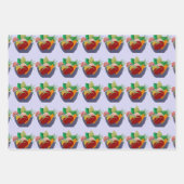 Foodie Lovers Wrapping Paper Flat Sheet Set van 3 (Voorkant 3)