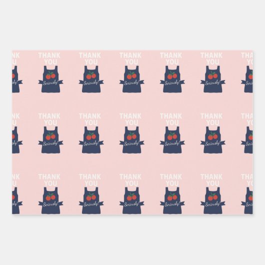 Foodie Lovers Wrapping Paper Flat Sheet Set van 3 (Voorkant 2)