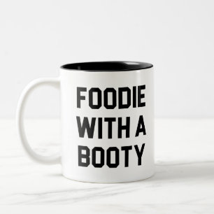 Foodie met een Booty Tweekleurige Koffiemok