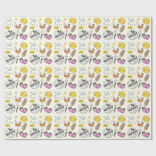 foodie minimalist cadeaupapier