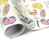 foodie minimalist cadeaupapier (Rol Hoek)