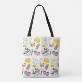 foodie minimalist tote bag (Achterkant)