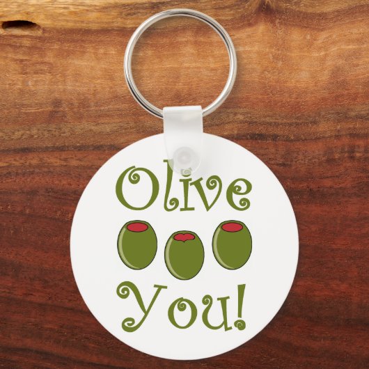 Foodie Olive Je Sleutelhanger (Voorkant)