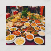 "Foodie Paradise Contact Kaart" Contactkaartje (Achterkant)