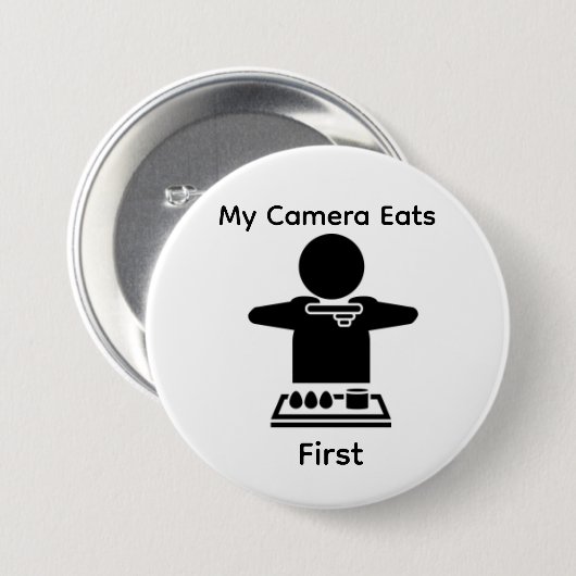 Foodie Pin Button (Voorkant /achterkant)