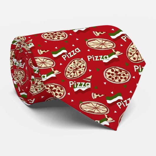 Foodie/Pizza Stropdas (Opgerold)