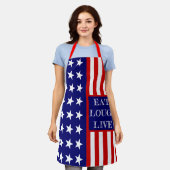 Foodie Quotes & Gezegden Gepersonaliseerde naam US Schort (Gedragen)