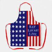 Foodie Quotes & Gezegden Gepersonaliseerde naam US Schort (Voorkant)