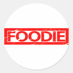 Foodie Stamp Ronde Sticker