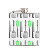 Foodie tools Patroon Spatel Knife Whisk Heupfles (Voorkant)