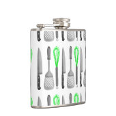 Foodie tools Patroon Spatel Knife Whisk Heupfles (Rechts)