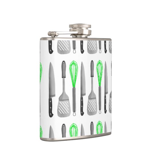 Foodie tools Patroon Spatel Knife Whisk Heupfles (Rechts)