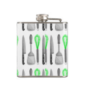 Foodie tools Patroon Spatel Knife Whisk Heupfles (Achterkant)