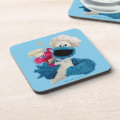 Foodie Truck Friends van Cookie Monster Bier Onderzetter (Linkerzijde)