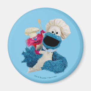 Foodie Truck Friends van Cookie Monster Magneet