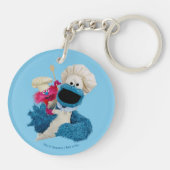 Foodie Truck Friends van Cookie Monster Sleutelhanger (Achterkant)