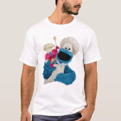 Foodie Truck Friends van Cookie Monster T-shirt (Voorkant)