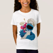 Foodie Truck Friends van Cookie Monster T-shirt (Voorkant)