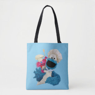 Foodie Truck Friends van Cookie Monster Tote Bag