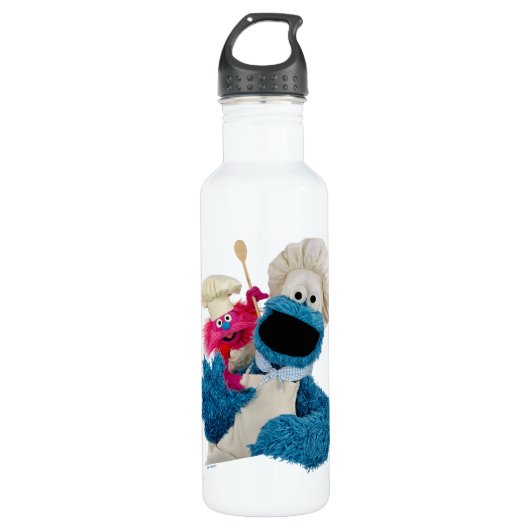 Foodie Truck Friends van Cookie Monster Waterfles (Voorkant)