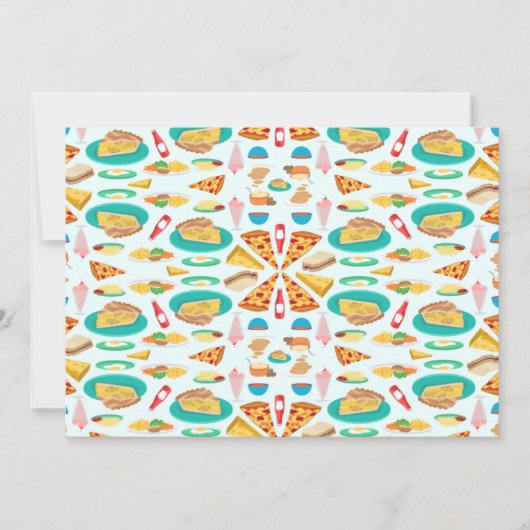 Foodie-uitnodigingen Kaart (Voorkant)