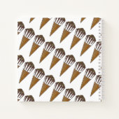 Foodie Vanilla Ice Cream Nutty Nuts Buddy Cone Notitieboek (Achterkant)