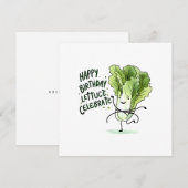 Foodie Verjaardag Kaart (Voorkant / Achterkant)