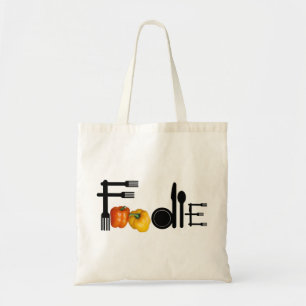 Foodie voor lichte achtergrond tote bag