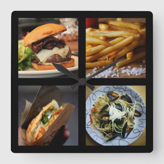 Foodie wall klok 1 (Voorkant)