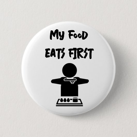 Foodies Knop Ronde Button 5,7 Cm (Voorkant)