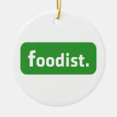 Foodist. Keramisch Ornament (Voorkant)
