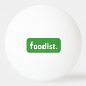Foodist. Pingpongbal (Voorkant)