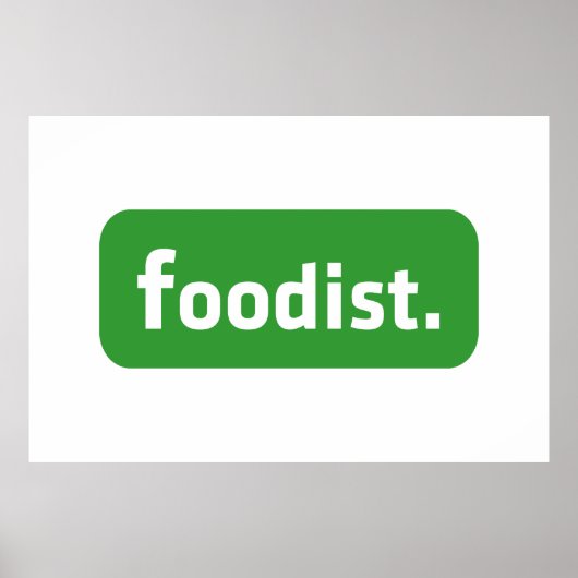 Foodist. Poster (Voorkant)
